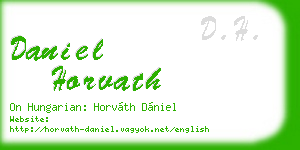 daniel horvath business card